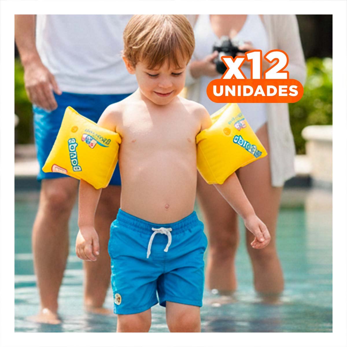 PACK12 PROTECTOR ACUATICO DE BRAZO 30 X 15 CM COMODO Y LIGERO PARA JUEGOS - 1