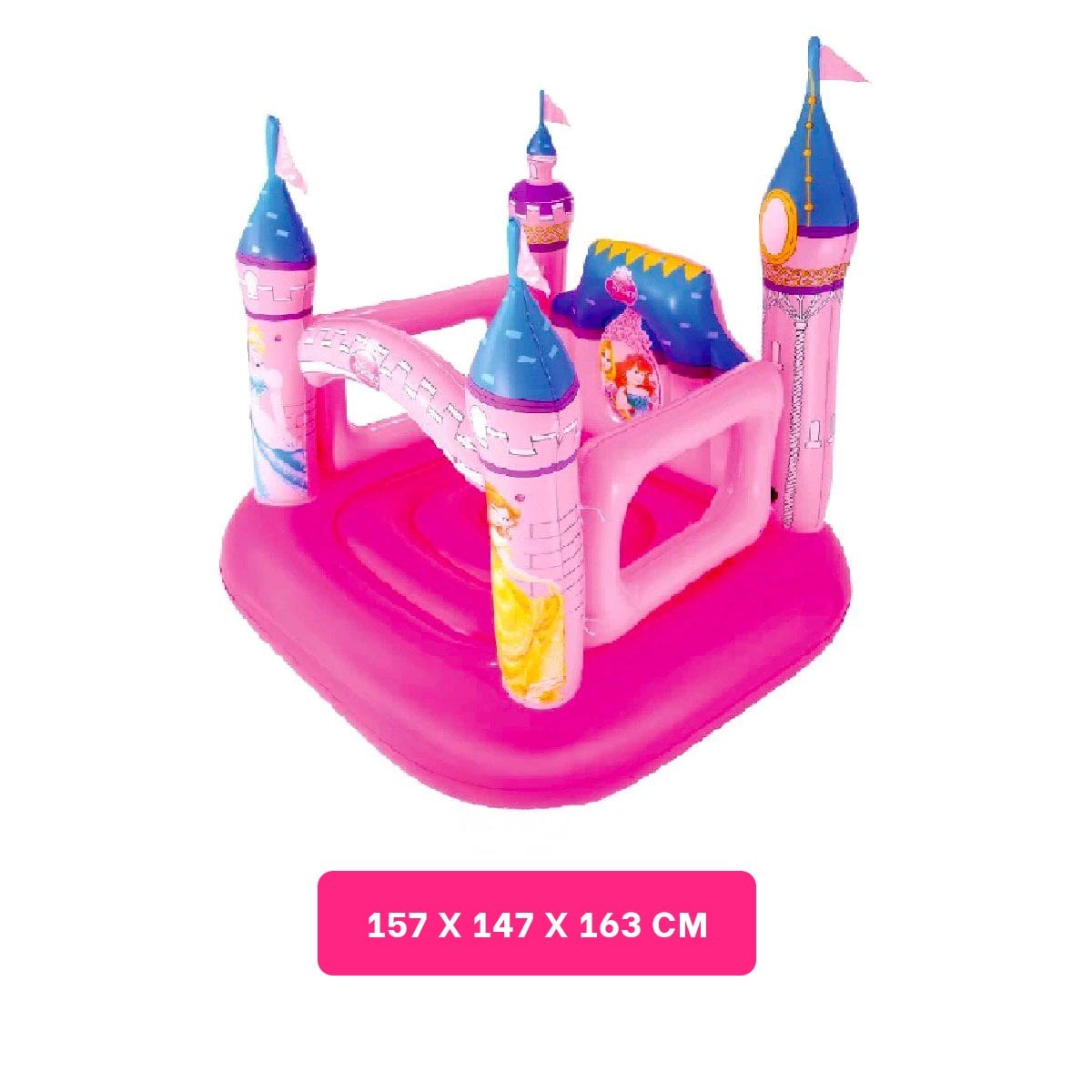 PACK2 PALACIO INFLABLE BESTWAY 91050 157X147X163 CM PARA JUEGOS AL AIRE LIBRE Y+REGALO STICKER - 4