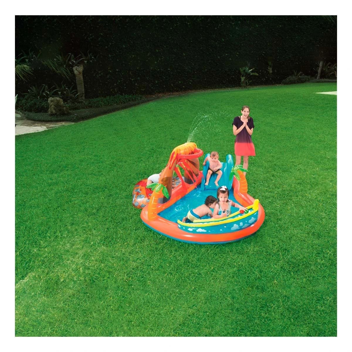 PACK2 CENTRO INFANTIL BESTWAY 53069 265X265X104 CM INFLABLE PARA JUEGOS Y+REGALO STICKER - 5