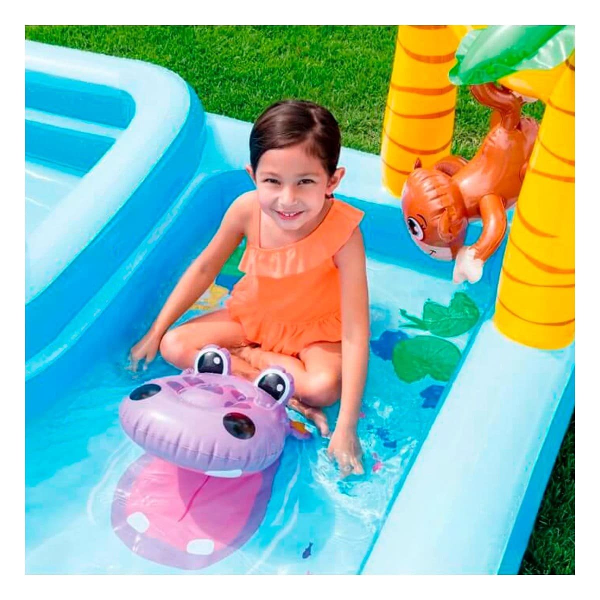PACK2 ESTACION DE JUEGO INTEX 57161NP 257X216X94 CM JUNGLA PARA ACTIVIDADES - 5