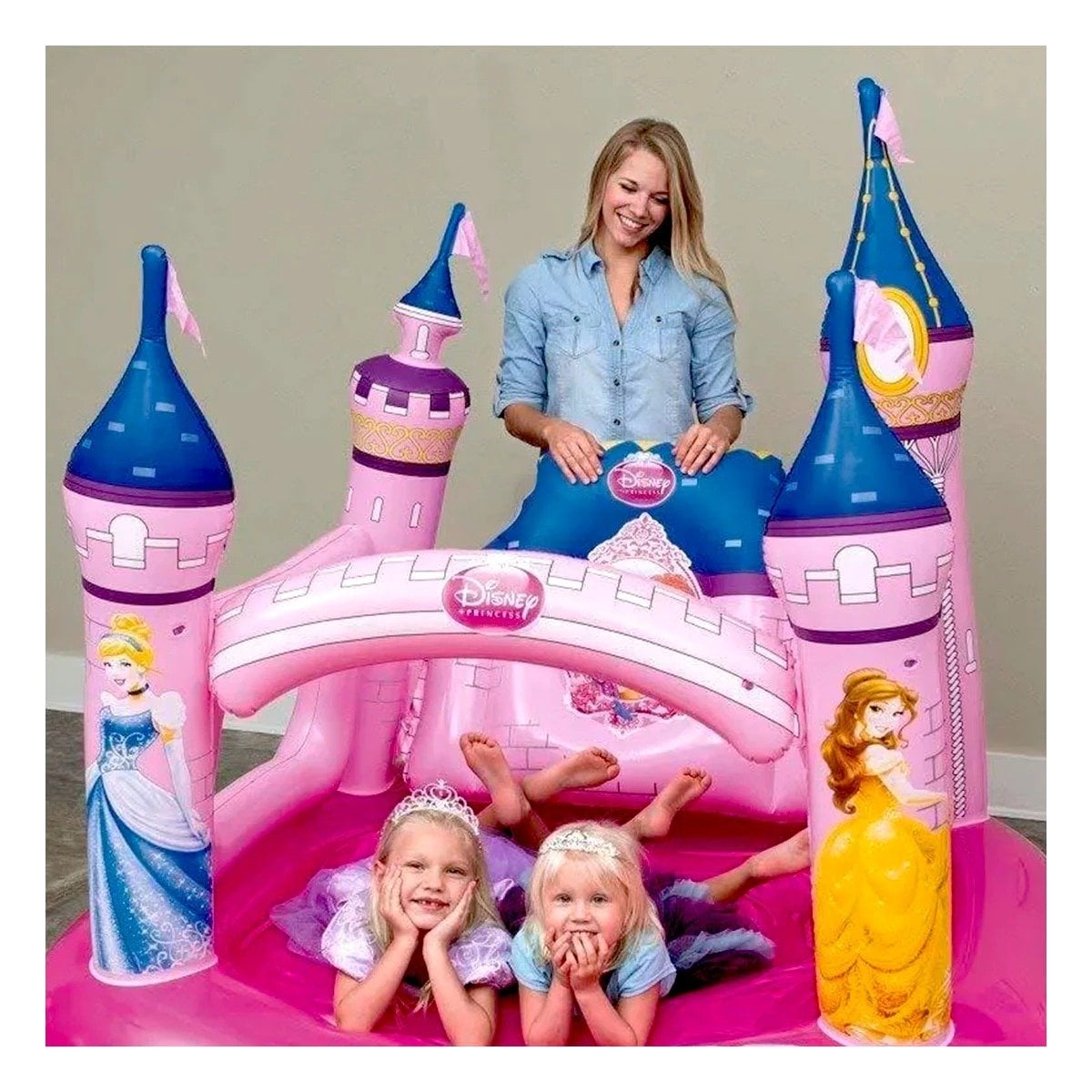 PACK2 CASTILLO INFLABLE BESTWAY 91050 157X147X163 CM PARA JUEGOS INFANTILES - 3