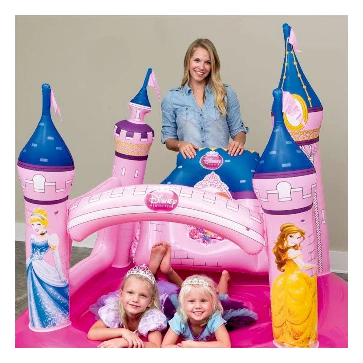 PACK2 CASTILLO INFLABLE BESTWAY 91050 157X147X163 CM PARA JUEGOS INFANTILES - 5