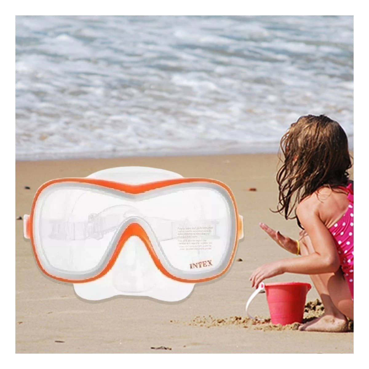 PACK2 GAFAS DE BUCEO AJUSTABLE ANARANJADO CON VISION NITIDA Y USO SEGURO Y+REGALO STICKER - 5