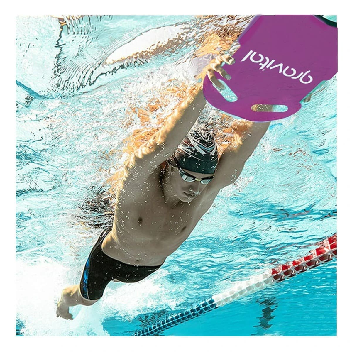 PACK4 FLOTADOR DE NATACION CON CINTURA PARA ENTRENAMIENTO ACUATICO EN PISCINA COLOR LILA - 3