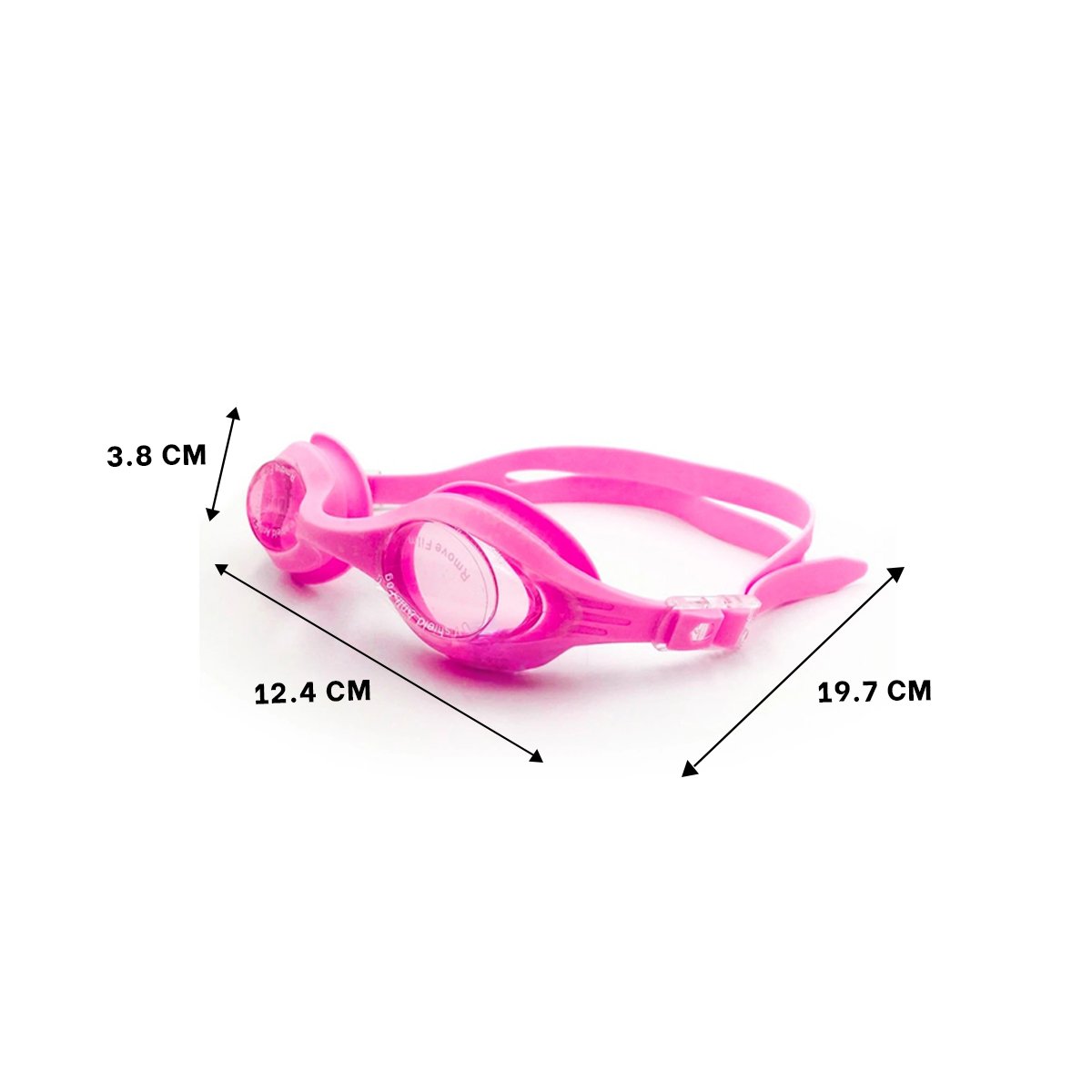 PACK12 PROTECCION ACUATICA CON ESTUCHE ROSADO PARA NATACION SEGURA Y AJUSTABLE - 4
