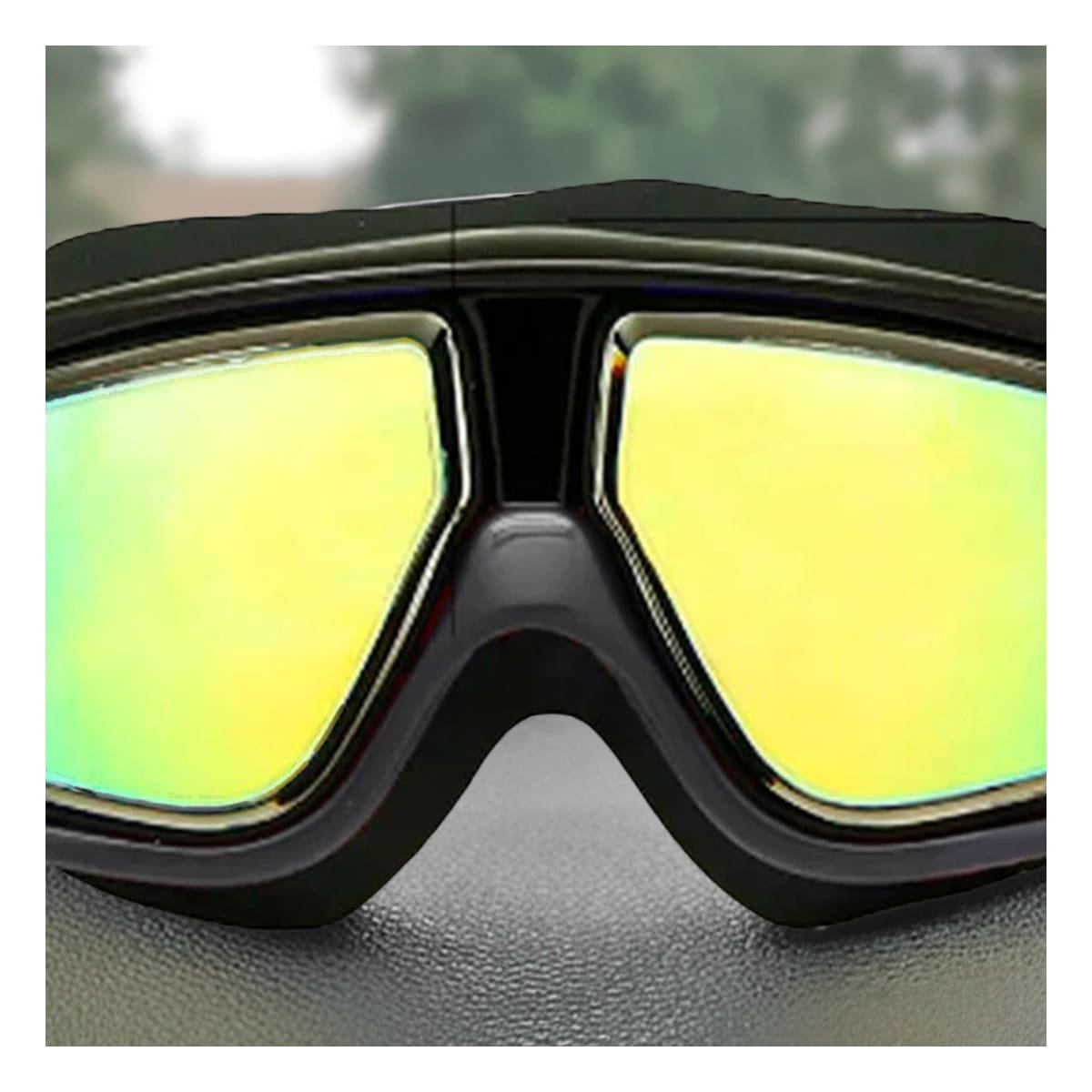 PACK6 GAFAS NATACION ADULTO VIDRIO TEMPLADO NEGRO CON VISION NITIDA - 2