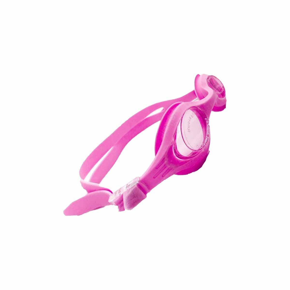 PACK6 LENTE PARA NATACION ROSADO CON CRISTAL TRANSPARENTE Y AJUSTE COMODO Y+REGALO STICKER - 2