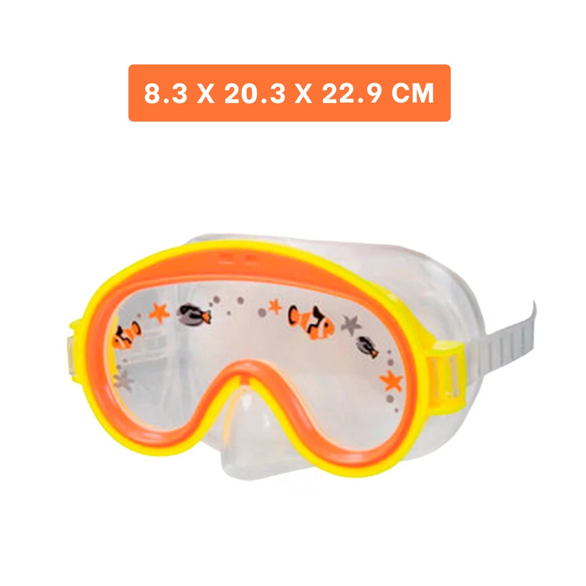 PACK12 ANTIPARRAS DE BUCEO COMODO AVIADOR ANARANJADO CON CORREA FIRME Y+PAPEL REGALO - 4