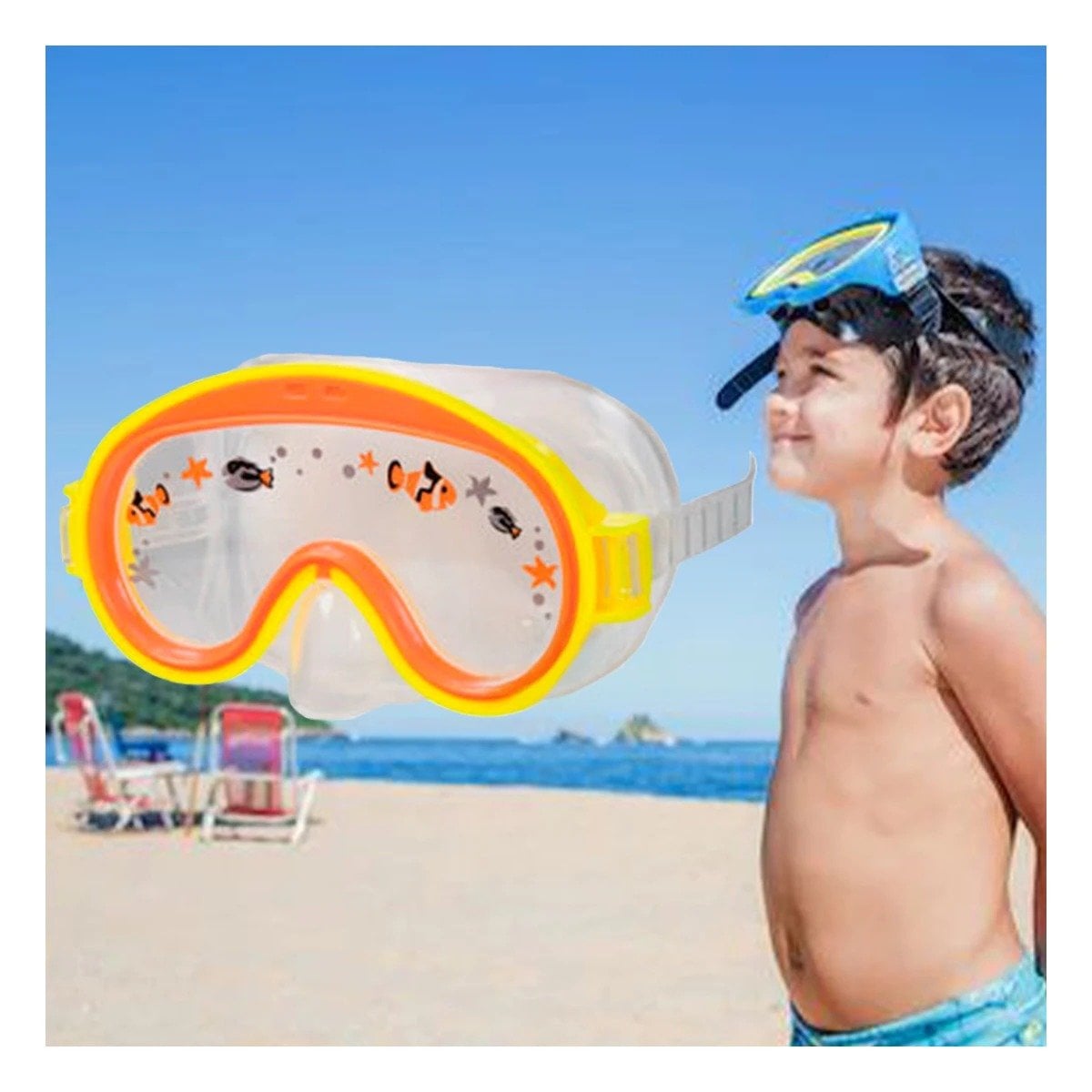 PACK12 ANTIPARRAS DE BUCEO COMODO AVIADOR ANARANJADO CON CORREA FIRME Y+PAPEL REGALO - 5