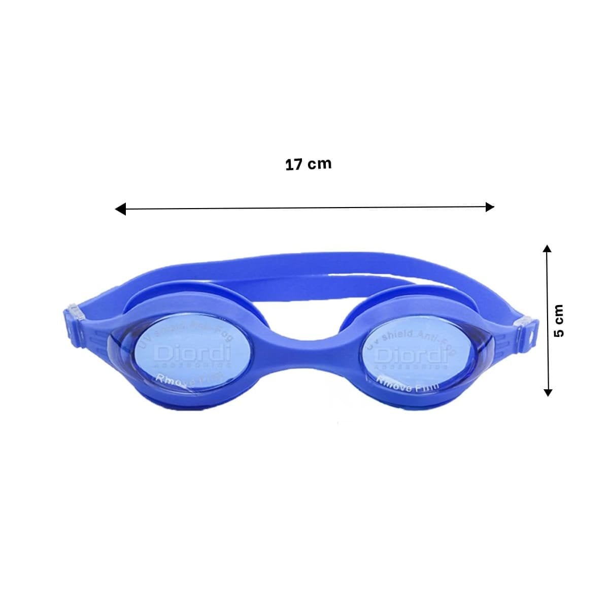 PACK4 PROTECTOR PARA NATACION AZUL CON LENTE TRANSPARENTE Y MARCO COMODO Y+PAPEL REGALO - 4