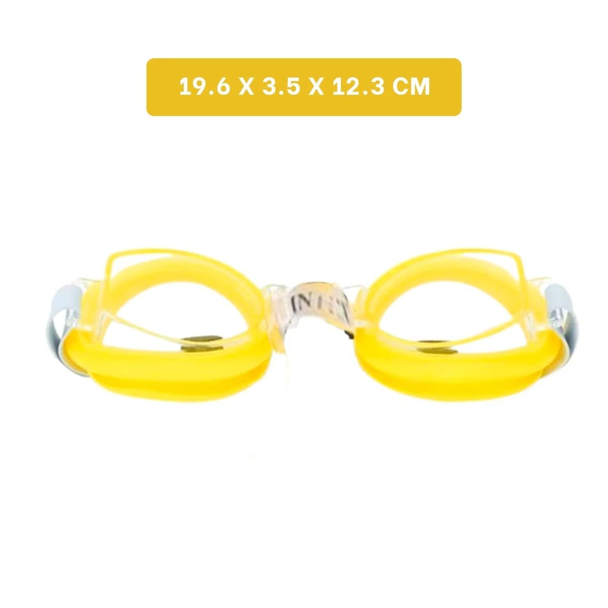 PACK4 ANTEOJOS DE NATACION AMARILLO COMODO Y USO PROLONGADO EN PISCINA Y+PAPEL REGALO - 4