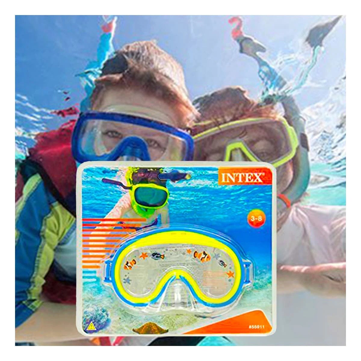 PACK4 LENTES DE BUCEO AJUSTABLE AVIADOR AZUL CON SELLADO FIRME Y USO DIARIO Y+PAPEL REGALO - 2