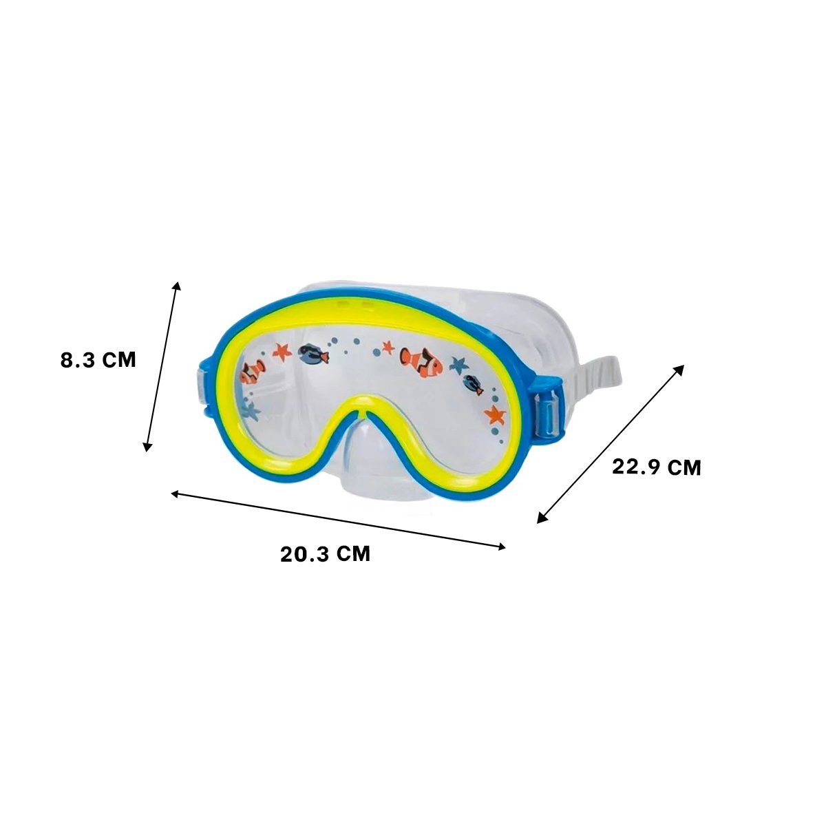 PACK4 LENTES DE BUCEO AJUSTABLE AVIADOR AZUL CON SELLADO FIRME Y USO DIARIO Y+PAPEL REGALO - 4