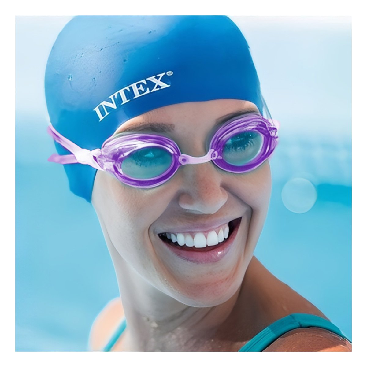PACK4 PISCINA Y PLAYA NATACION UNISEX COLOR MORADO COMODO PARA USO FRECUENTE - 3