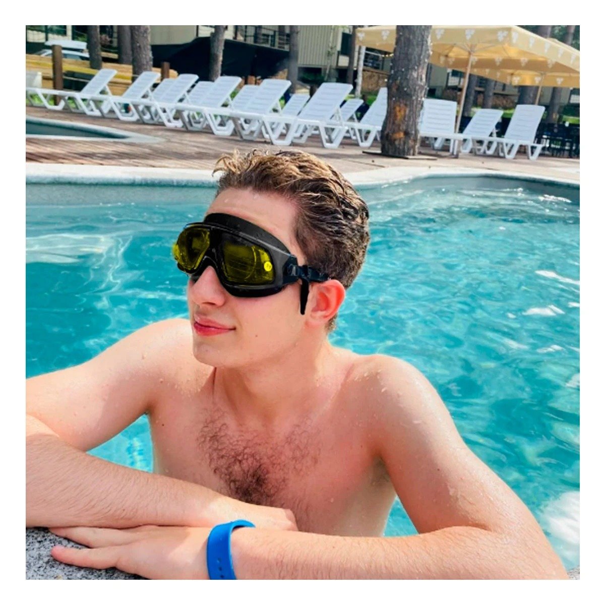 PACK6 GAFAS NATACION PROFESIONAL VIDRIO TEMPLADO NEGRO CON SELLADO COMODO Y+PAPEL REGALO - 5