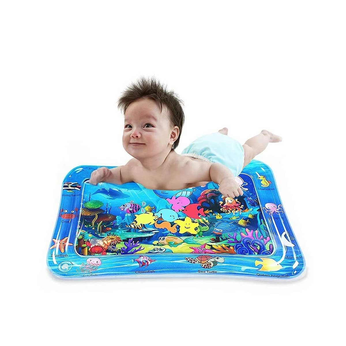 PACK4 PISCINA INFLABLE AZUL PARA NIÑOS Y JUEGOS EN AGUA CON SEGURIDAD Y+PAPEL REGALO - 3