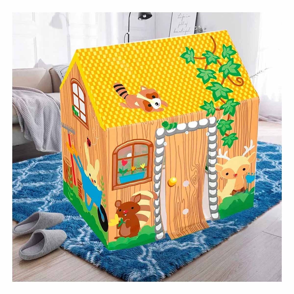 PACK2 CASA INFANTIL DE JUEGOS Y DIVERSION PARA NINOS 102 X 76 X 114CM Y+PAPEL REGALO - 2