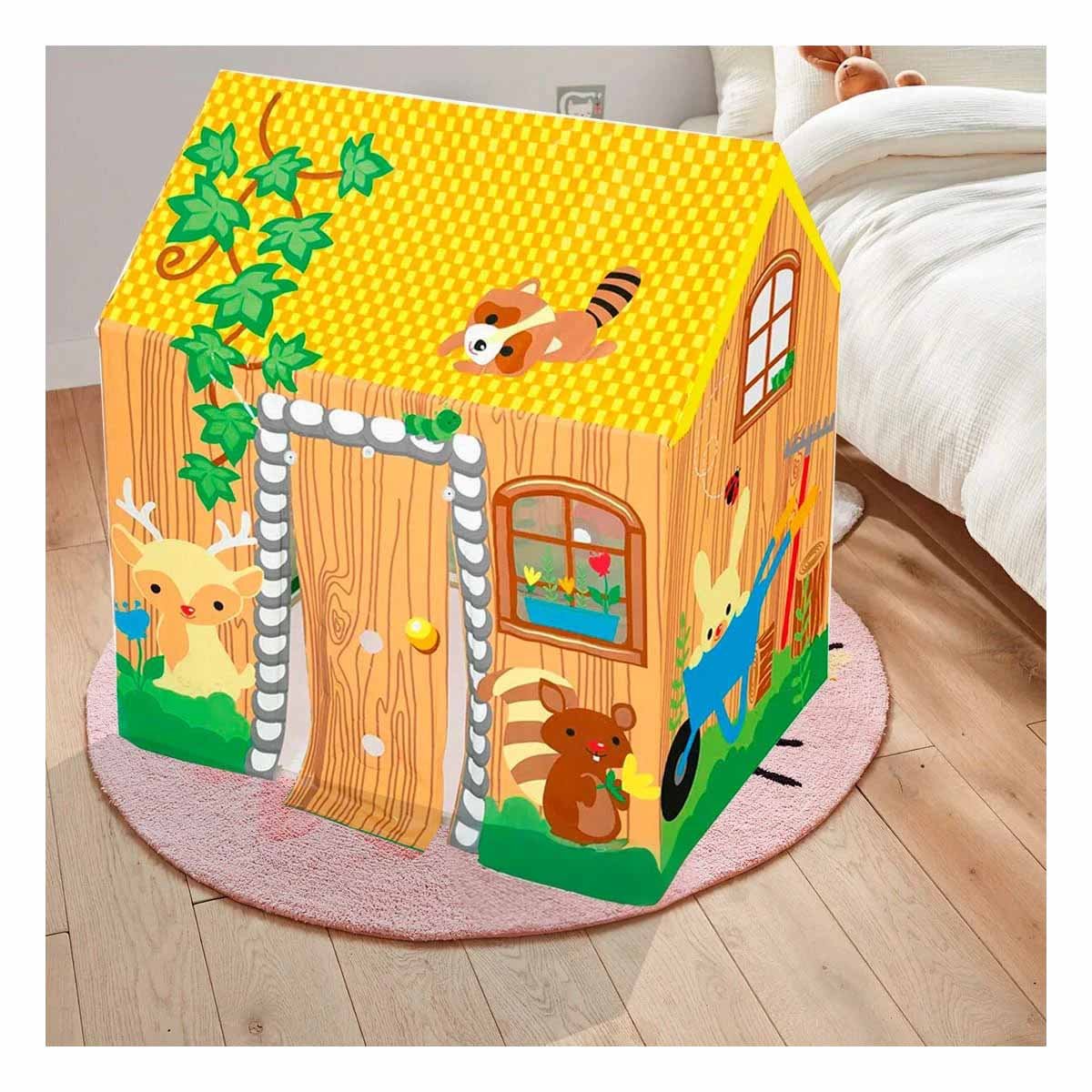 PACK4 CASA INFANTIL DE JUEGOS CON ENTRETENIMIENTO Y APRENDIZAJE 102 X 76 X 114CM Y+PAPEL REGALO - 2
