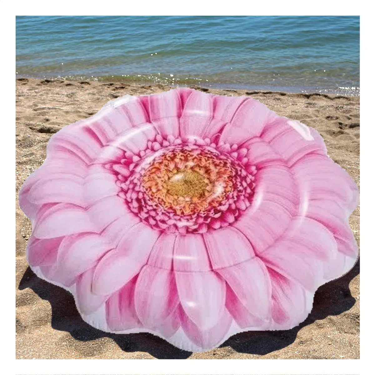 PACK4 SALVAVIDAS INFLABLE GIRASOL 142 X 142 CM PARA NIÑOS - 3