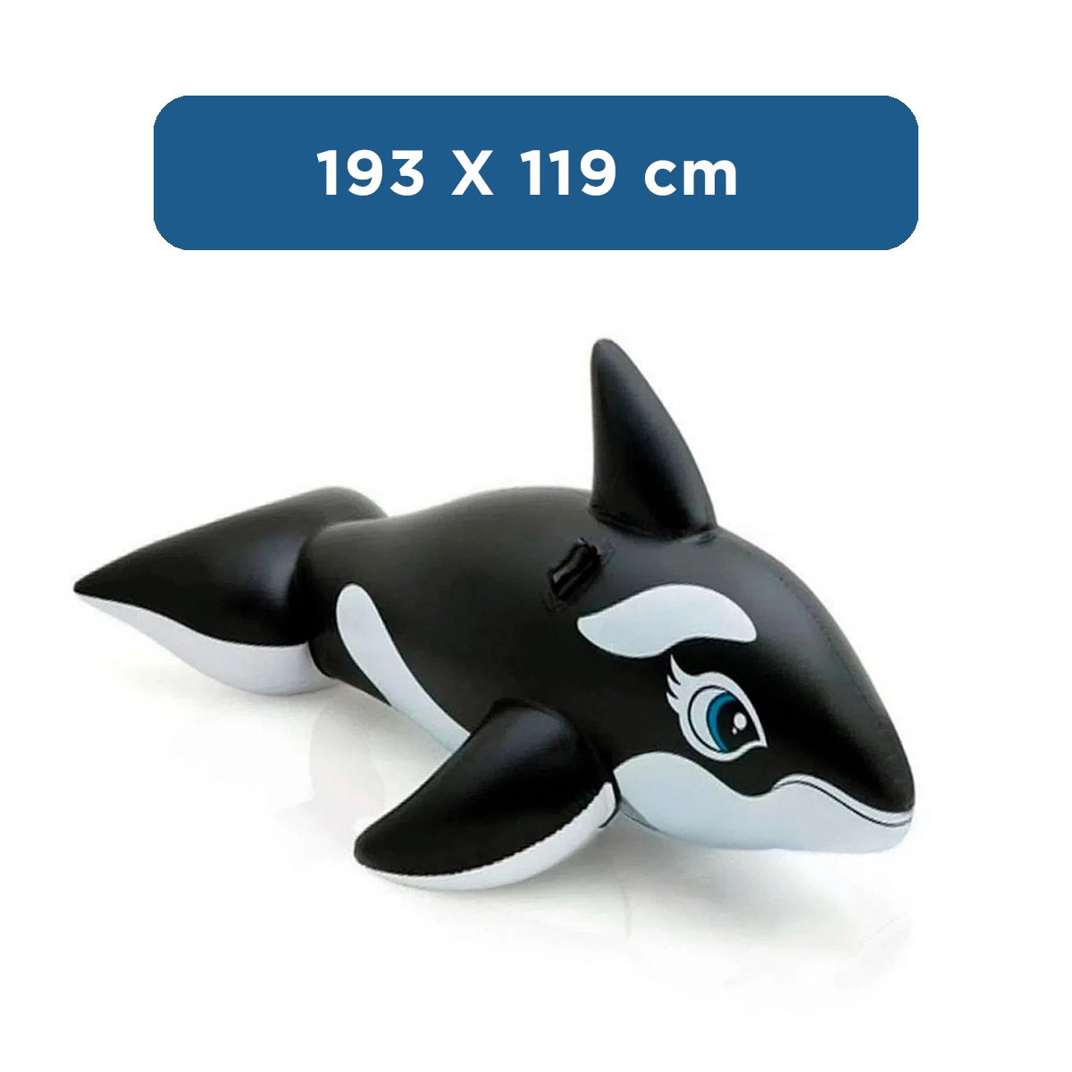 PACK2 JUGUETE ORCA 193 X 119 CM INFLABLE PARA PISCINA Y+PAPEL REGALO - 4