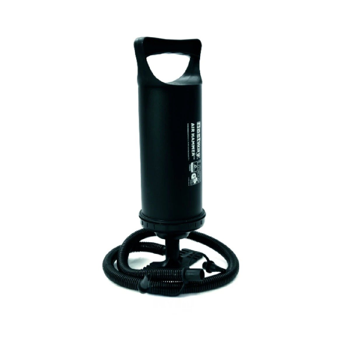 PACK6 COMPRESOR DE AIRE DE MANO ERGONOMICA NEGRO 36 CM PARA GLOBOS Y+REGALO STICKER - 2