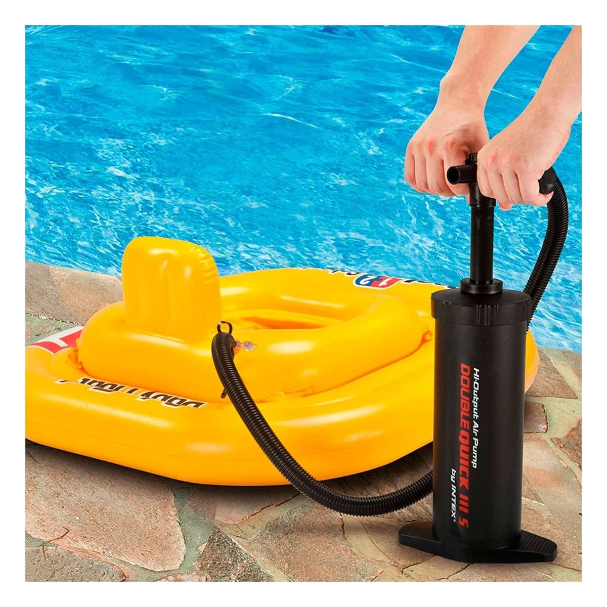 PACK4 AIREADOR COMPACTO 15 PULGADAS CON AGUJA PARA BALONES Y PLAYA NEGRO - 3