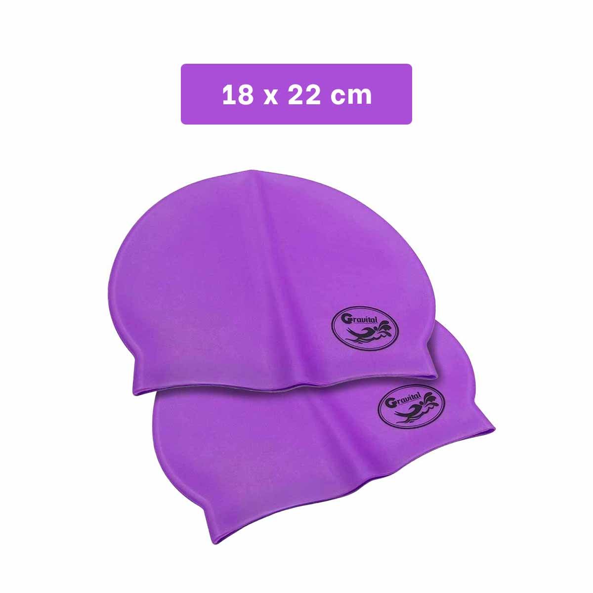 PACK6 PROTECTOR DE NATACION MORADO PARA CABELLO PROTEGIDO Y PISCINA - 4