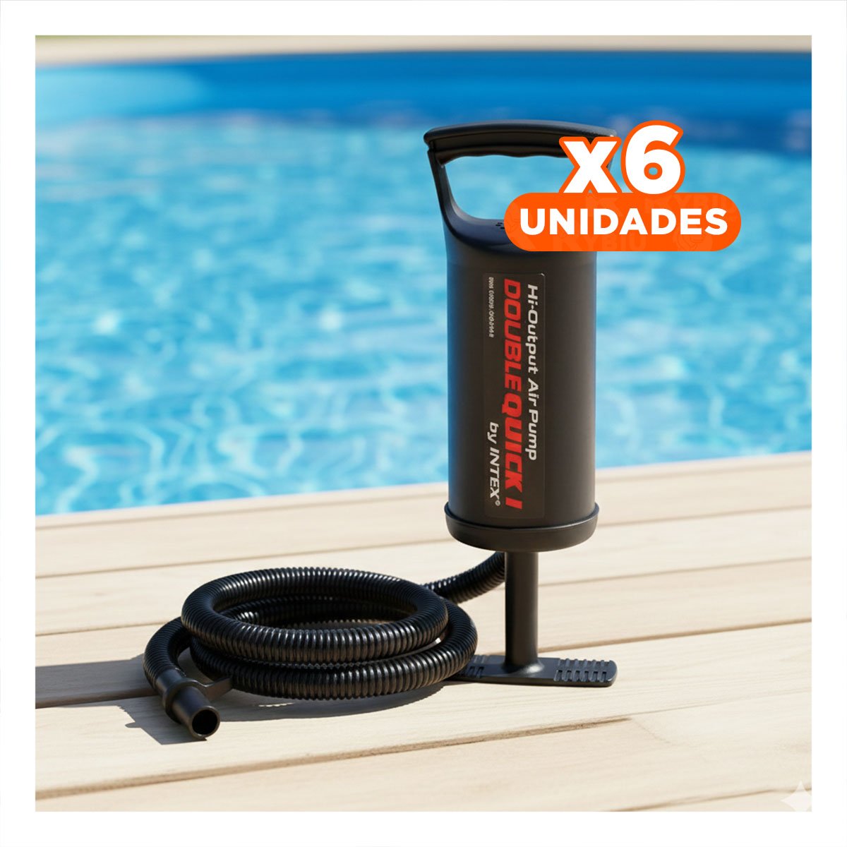 PACK6 IMPULSOR PORTATIL LIVIANO 12 PULGADAS PARA CAMPING Y EXTERIOR Y+REGALO STICKER - 1