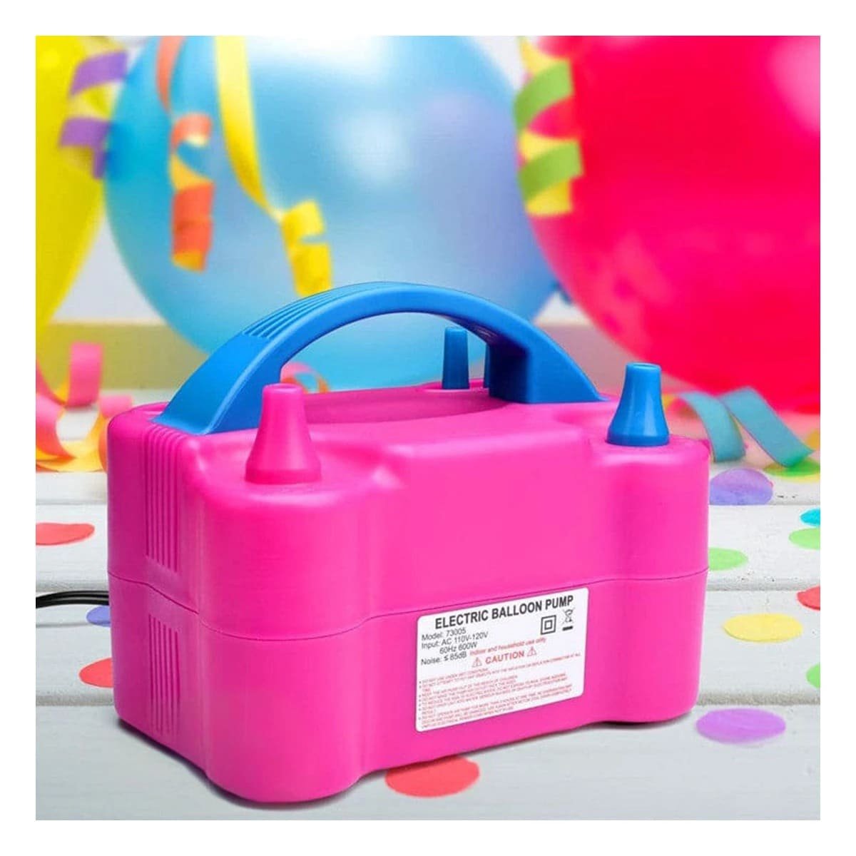 PACK4 BOMBA PORTATIL FUCSIA Y LIGERA PARA NIÑOS Y JUEGOS Y+REGALO STICKER - 5