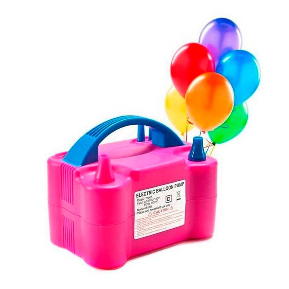 PACK4 BOMBA PORTATIL FUCSIA Y SEGURA PARA DECORACION Y NIÑOS Y+PAPEL REGALO - 3