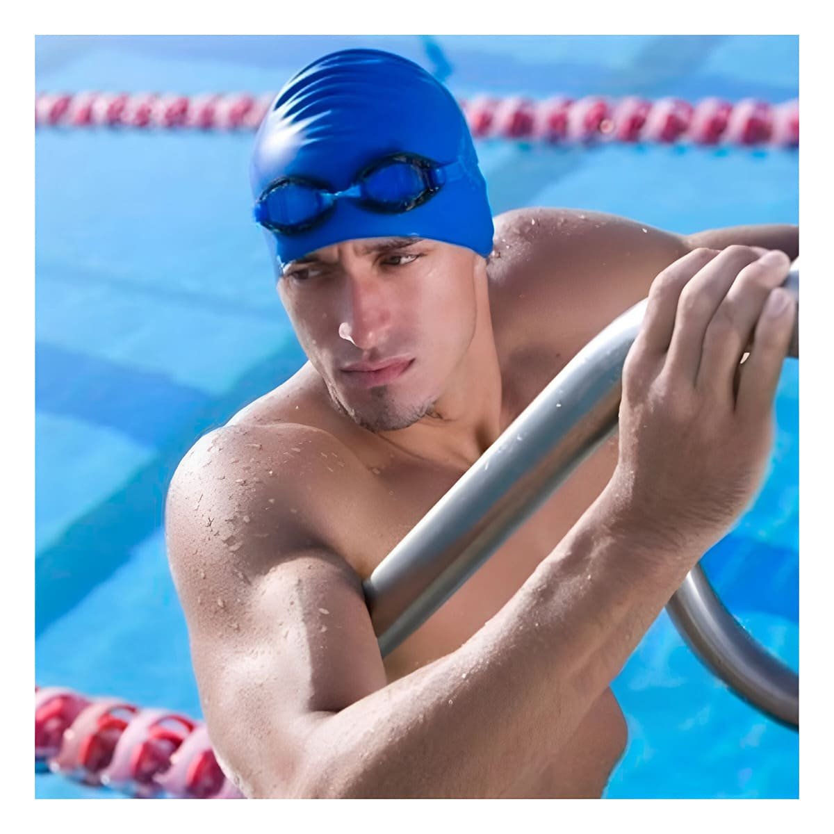 PACK4 PROTECTOR DE NATACION AZUL PARA NADAR Y DIVERTIRSE Y+REGALO STICKER - 3
