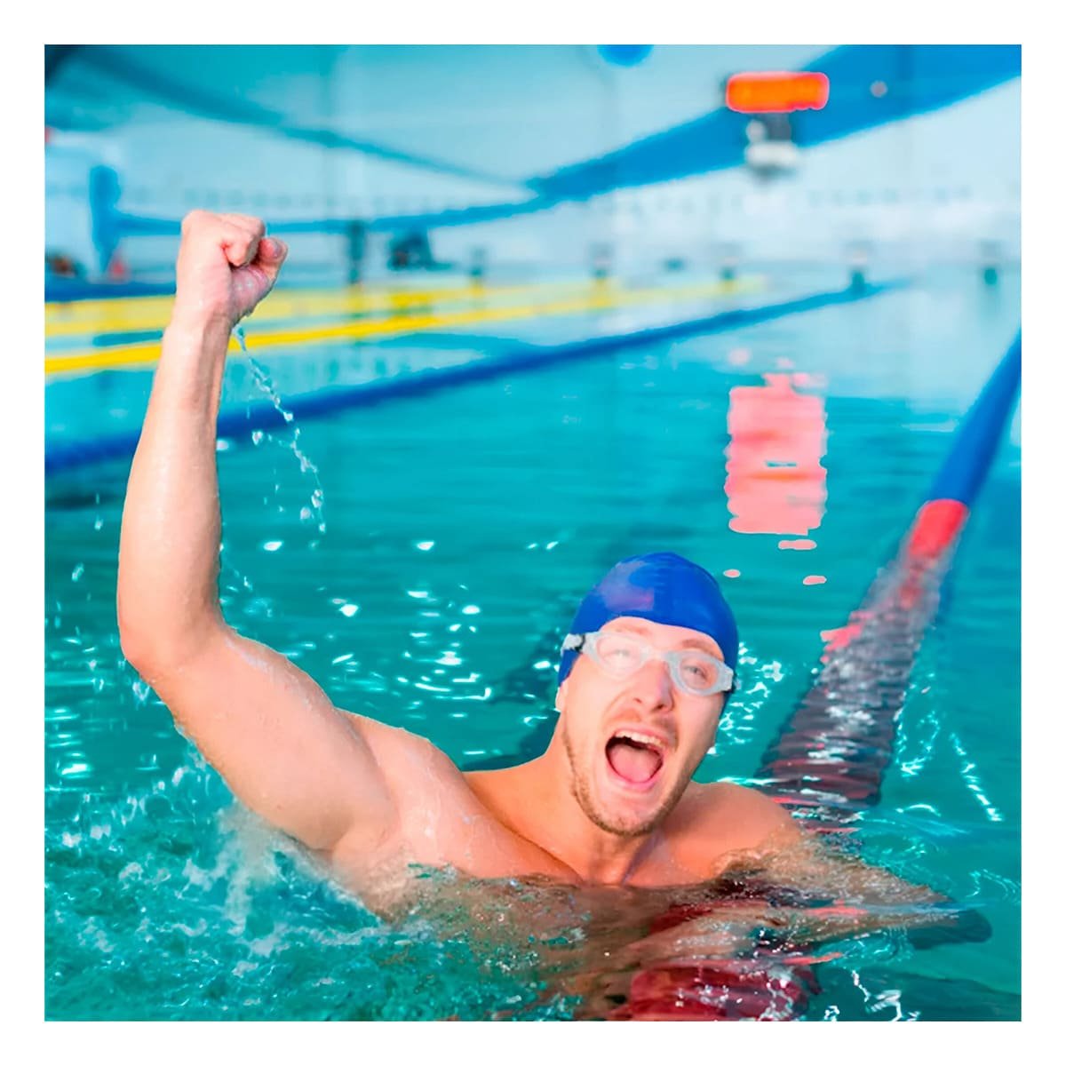 PACK4 PROTECTOR DE NATACION AZUL PARA NADAR Y DIVERTIRSE Y+REGALO STICKER - 5