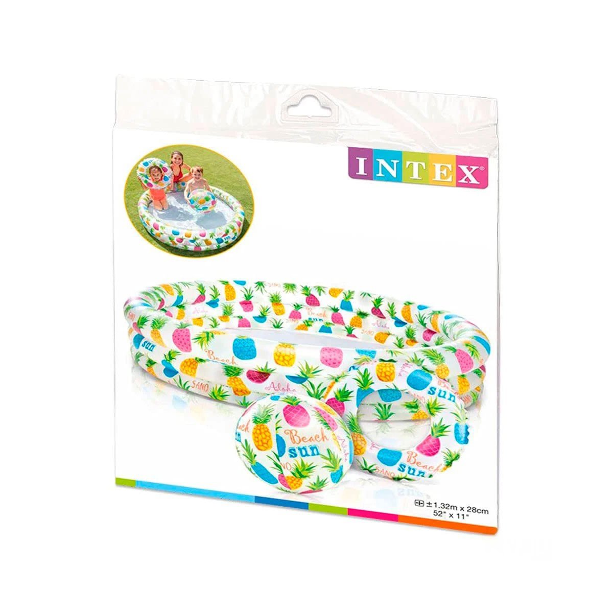 PACK6 CHAPOTEADERO INFLABLE DECORATIVO CON AMBIENTE TROPICAL Y DIVERSION Y+REGALO STICKER - 2