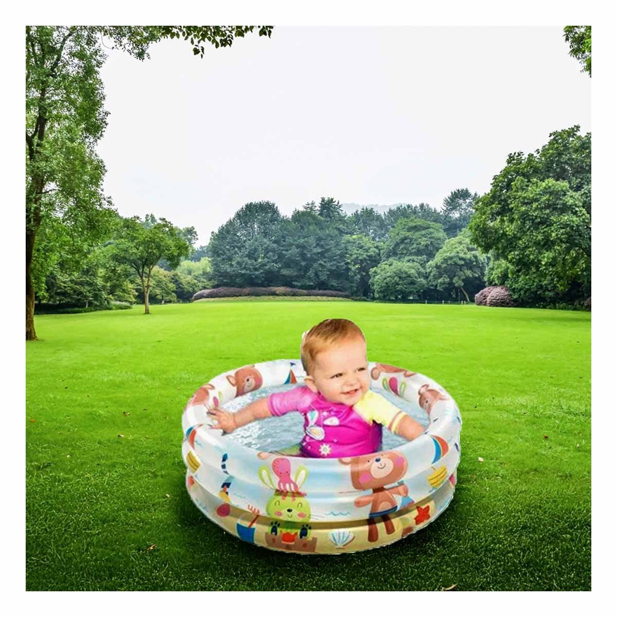 PACK2 ZONA DE VERANO INFLABLE CON DISENO DE OSITOS - 5