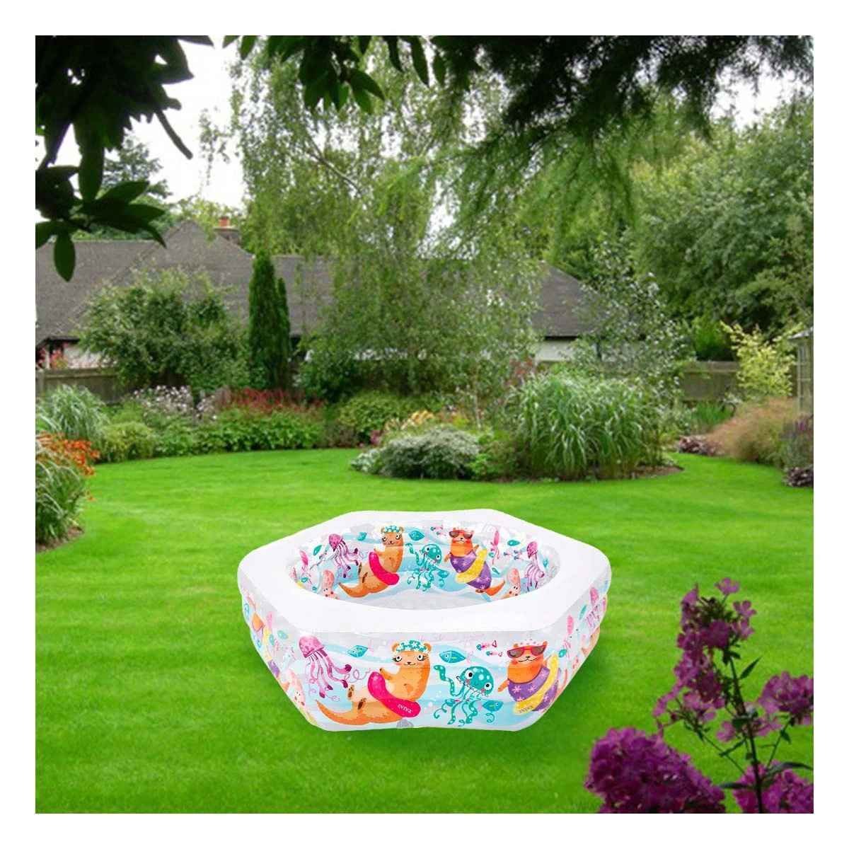 PACK2 PISCINA PARA JARDIN HOGAR Y CASA CON FORMA RECTANGULAR Y USO EXTERIOR - 3