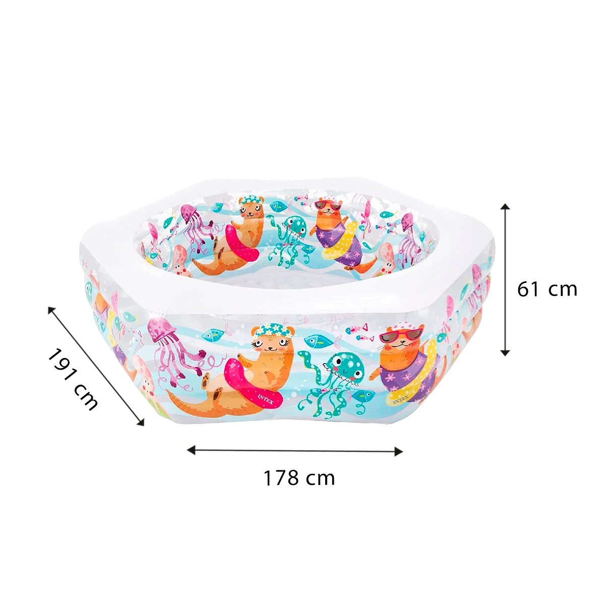 PACK2 PISCINA PARA JARDIN HOGAR Y CASA CON FORMA RECTANGULAR Y USO EXTERIOR - 4