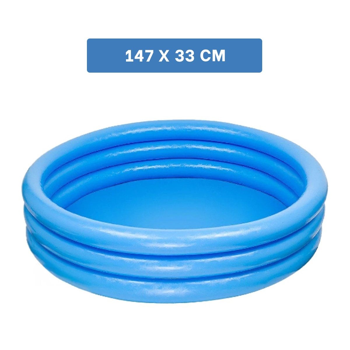 PACK2 ESTANQUE AZUL CRISTAL 147 X 33 CM PARA PATIO HOGAR Y MOMENTOS DE DIVERSION - 4