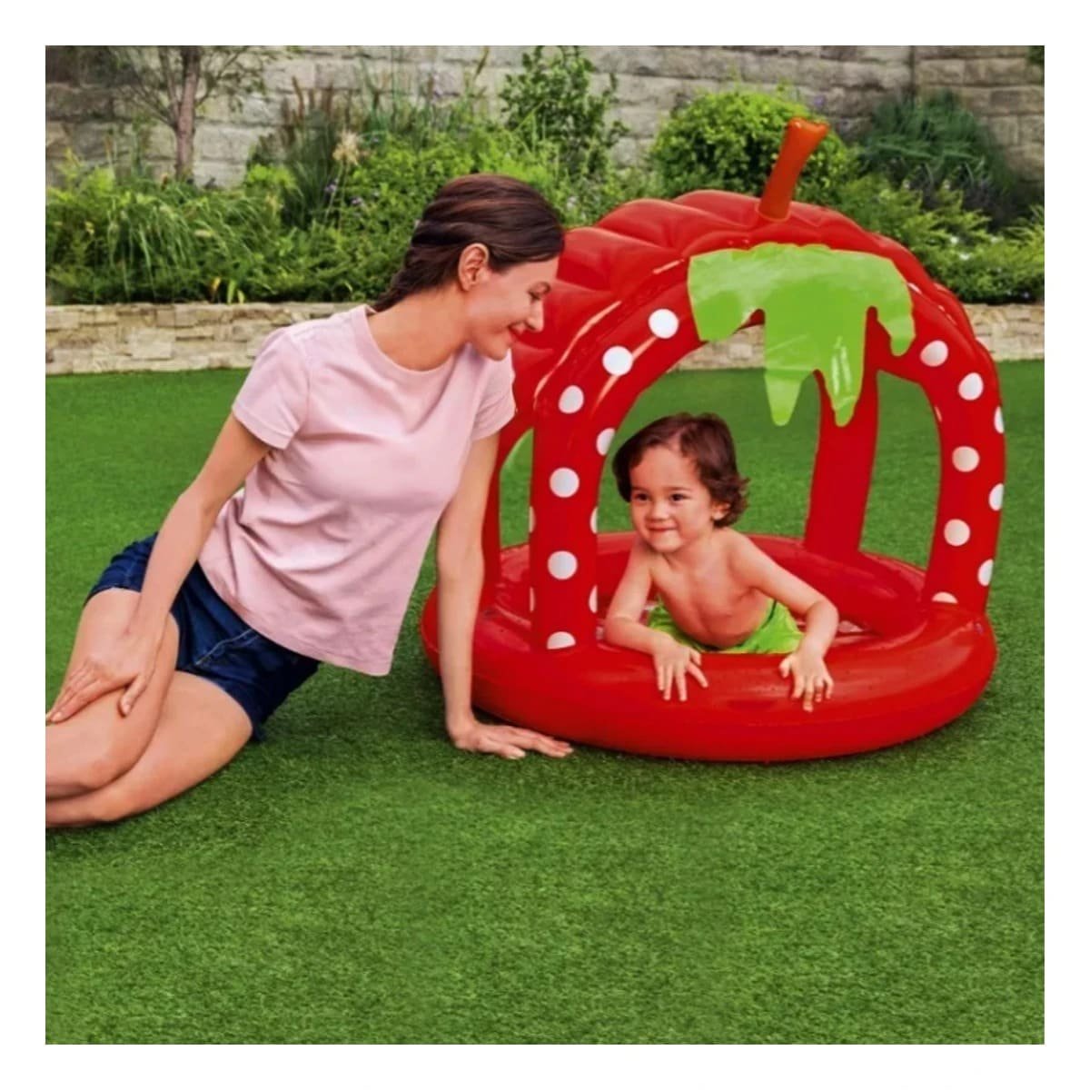 PACK4 ESTANQUE INFLABLE FRESITA PARA CASA Y PATIO CON DISENO COLORIDO - 3
