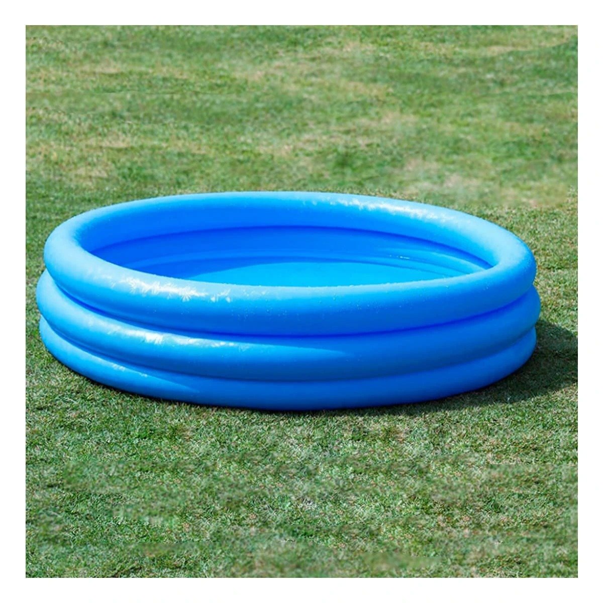 PACK6 AREA DE AGUA AZUL CRISTAL 147 X 33 CM PARA JUEGOS EN CASA Y PATIO FAMILIAR - 3