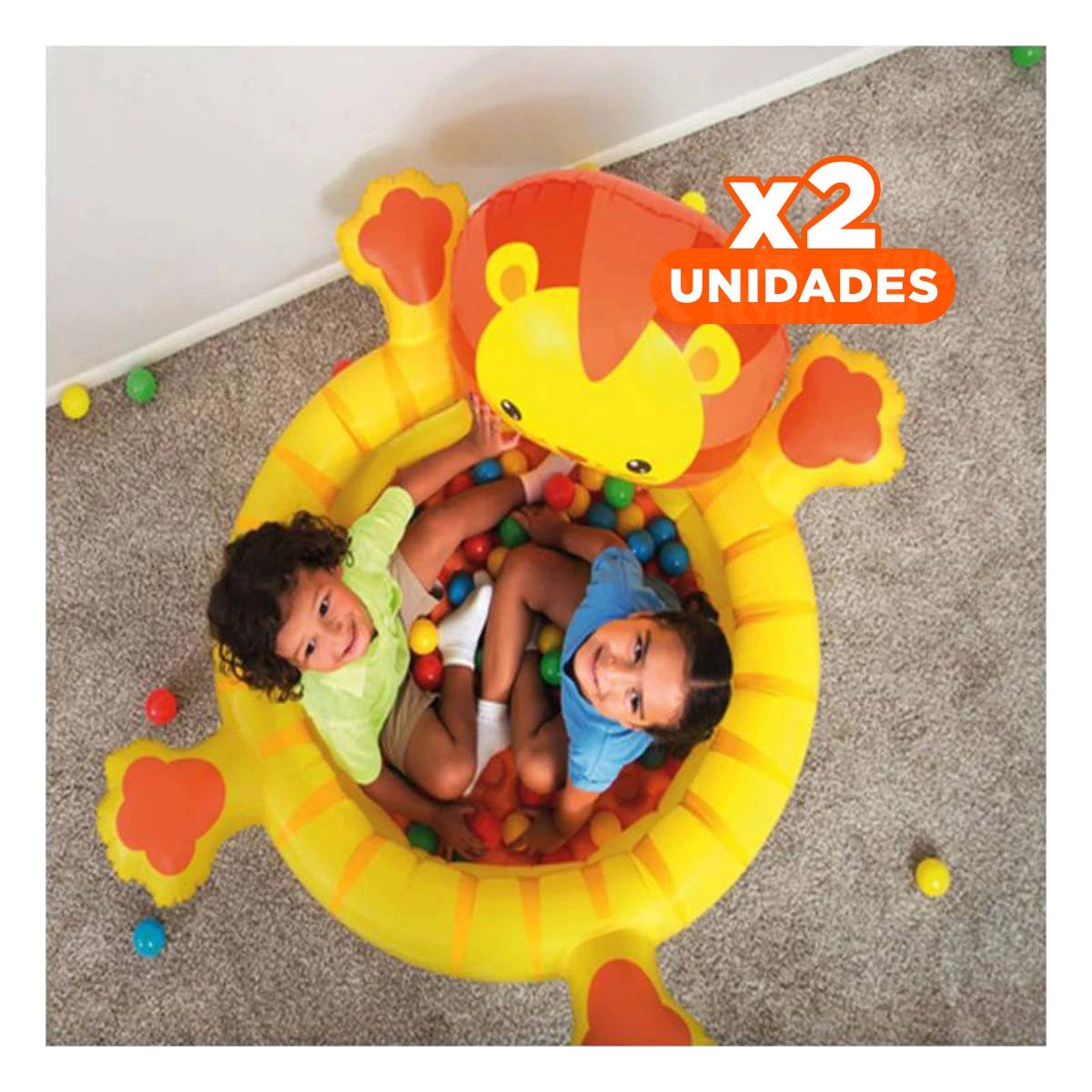 PACK2 ZONA DE AGUA LEON 111X98X61,5 CM INFANTIL PARA JUEGOS Y+REGALO STICKER - 1