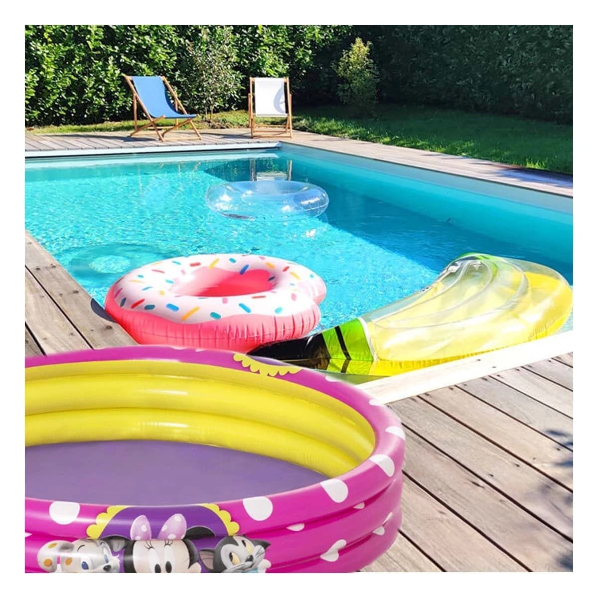 PACK4 POZA INFLABLE INFANTIL PARA ACTIVIDADES DE AGUA EN CASA Y+REGALO STICKER - 5