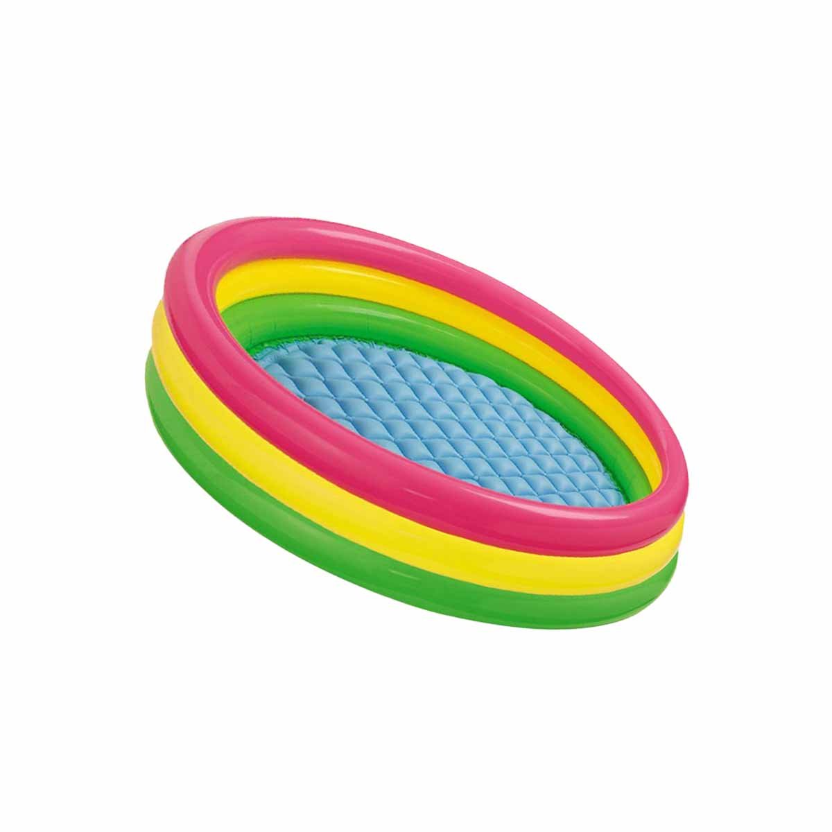 PACK4 JUEGO ACUATICO ARCOIRIS INFLABLE INFANTIL 114 X 25 CM PARA PATIO Y+PAPEL REGALO - 3