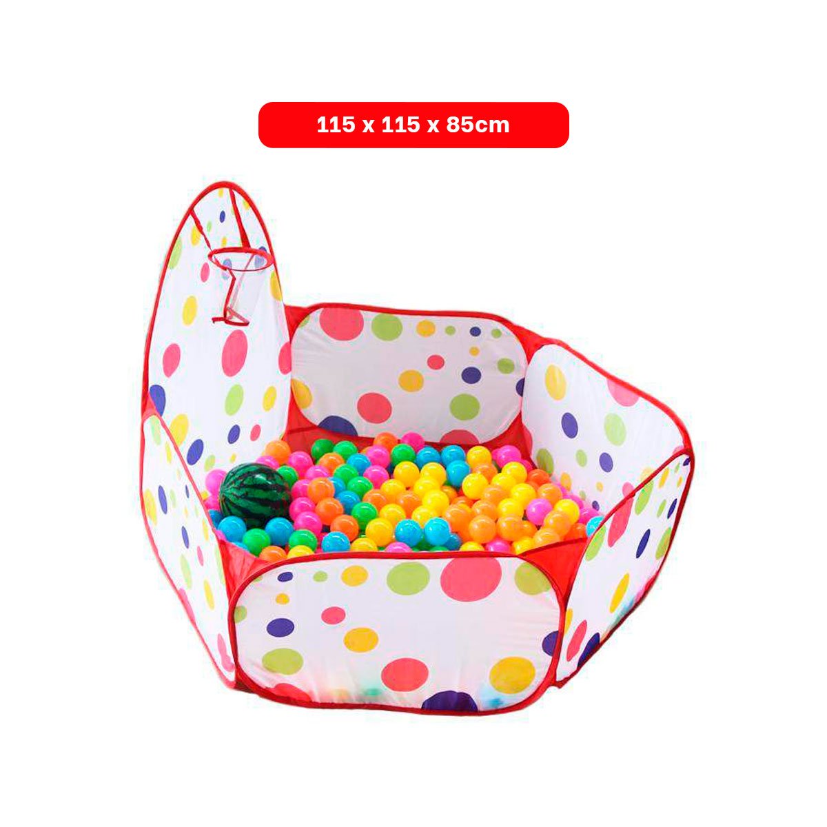 PACK6 PARQUE INFANTIL DE PELOTAS PARA CASA Y HOGAR CON ESTILO FESTIVO Y+PAPEL REGALO - 4