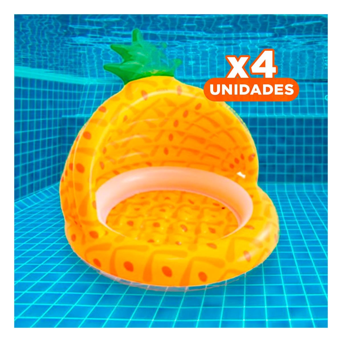 PACK4 CENTRO DE AGUA BEBE PINA 1,02 X 94 CM PRACTICO PARA ACTIVIDADES SEGURAS - 1