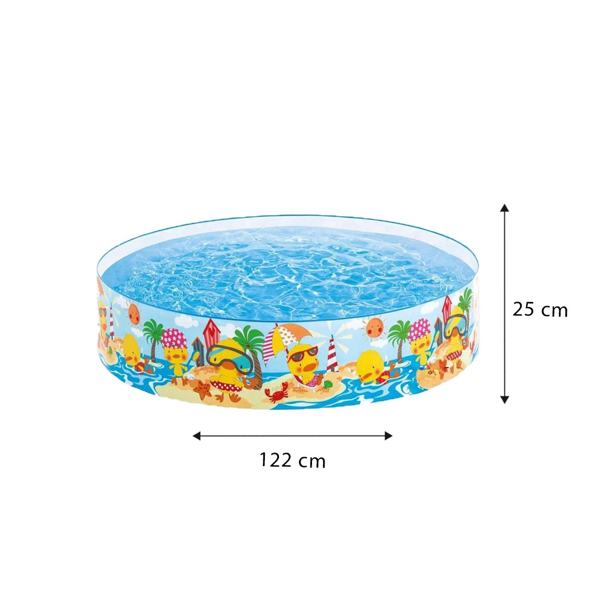 PACK4 SOLUCION INFLABLE PARA CASA Y JARDIN CON DISENO TROPICAL Y+PAPEL REGALO - 4