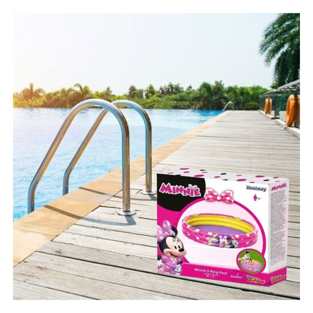 PACK4 PILETA INFLABLE DE USO INFANTIL PARA DIVERSION FAMILIAR EN EL HOGAR Y+PAPEL REGALO - 2