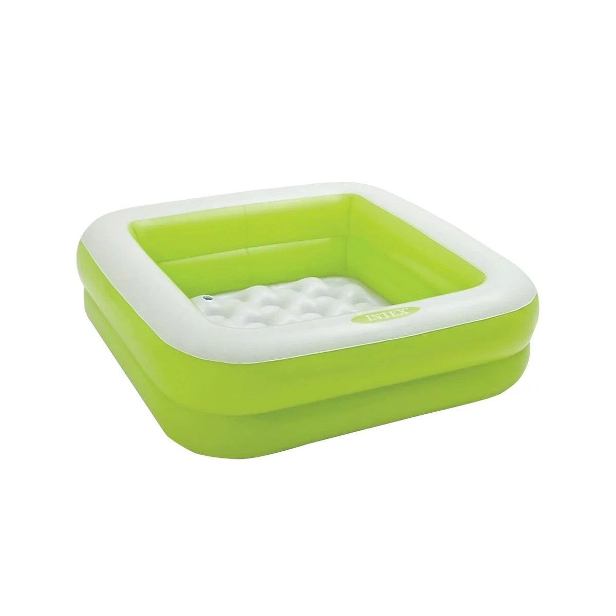 PACK2 PISCINETA CUADRADA ACOLCHADA 85X85X23CM VERDE PARA USO FAMILIAR Y+REGALO STICKER - 2