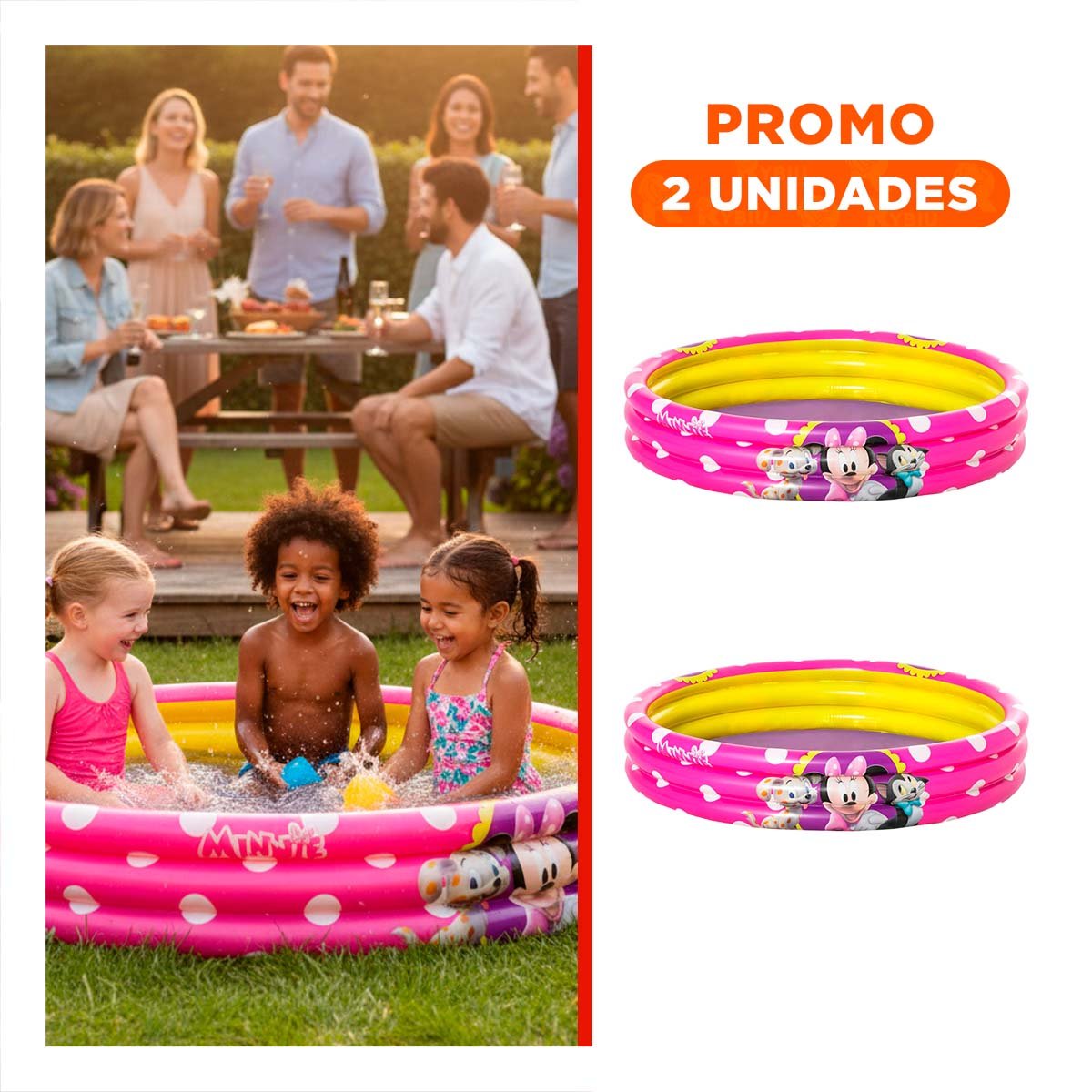 PACK2 POZA INFLABLE DE USO INFANTIL PARA ACTIVIDADES CON AGUA EN PATIO - 1