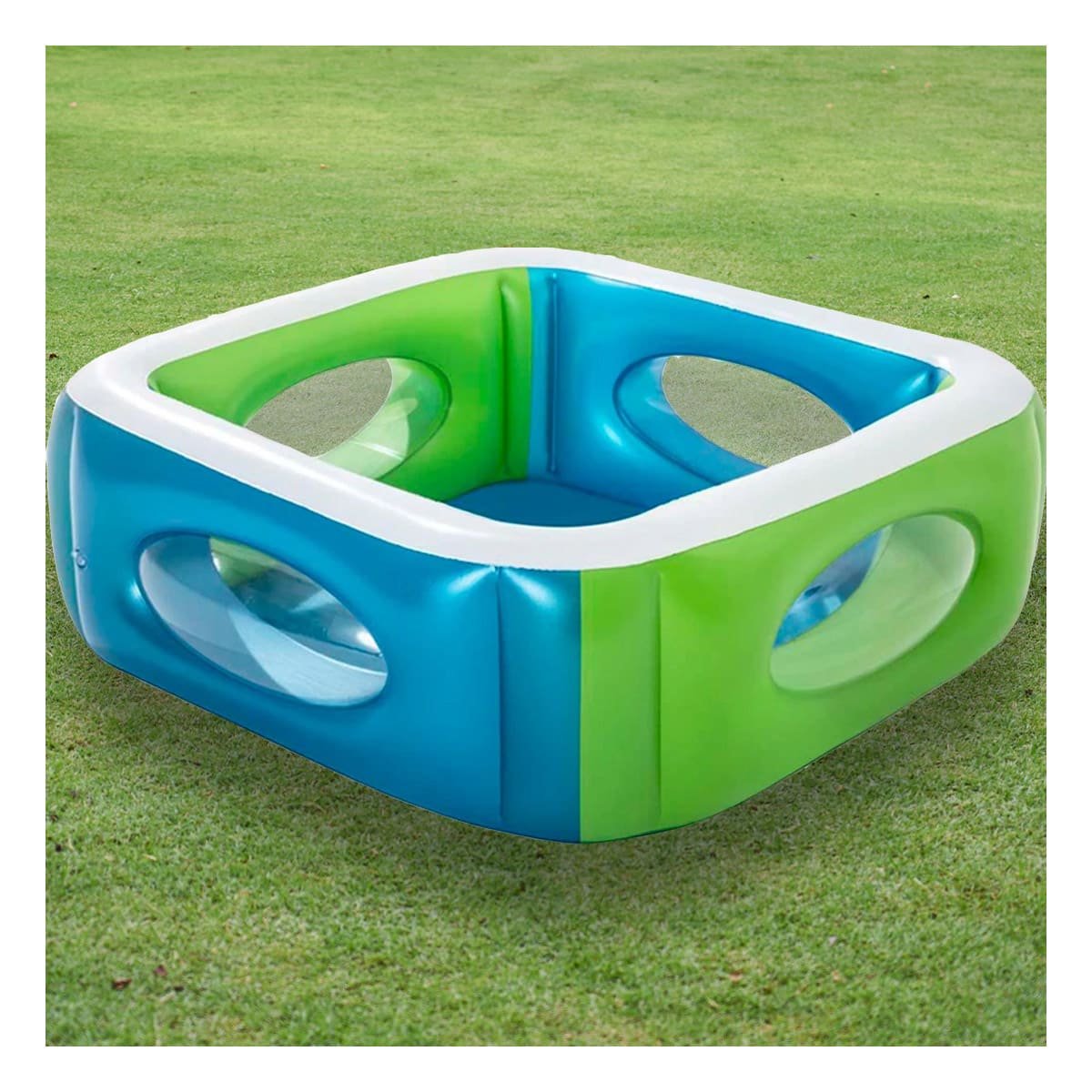 PACK2 PILETA WINDOW 168X168X56 CM INFANTIL PARA PATIO Y JARDIN Y+PAPEL REGALO - 5