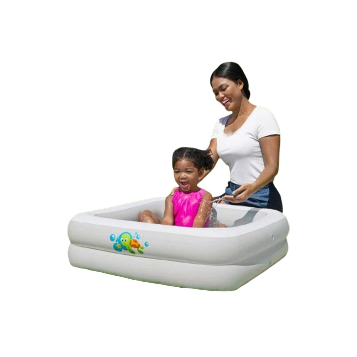 PACK6 SECTOR DE AGUA 86X86X25 CM LIGERO PARA PATIO O JARDIN Y+REGALO STICKER - 2